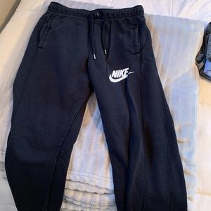 Black nike joggers